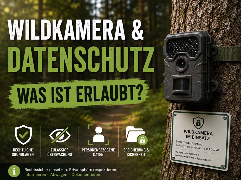 Wildkamera & Datenschutz Deutschland 2026